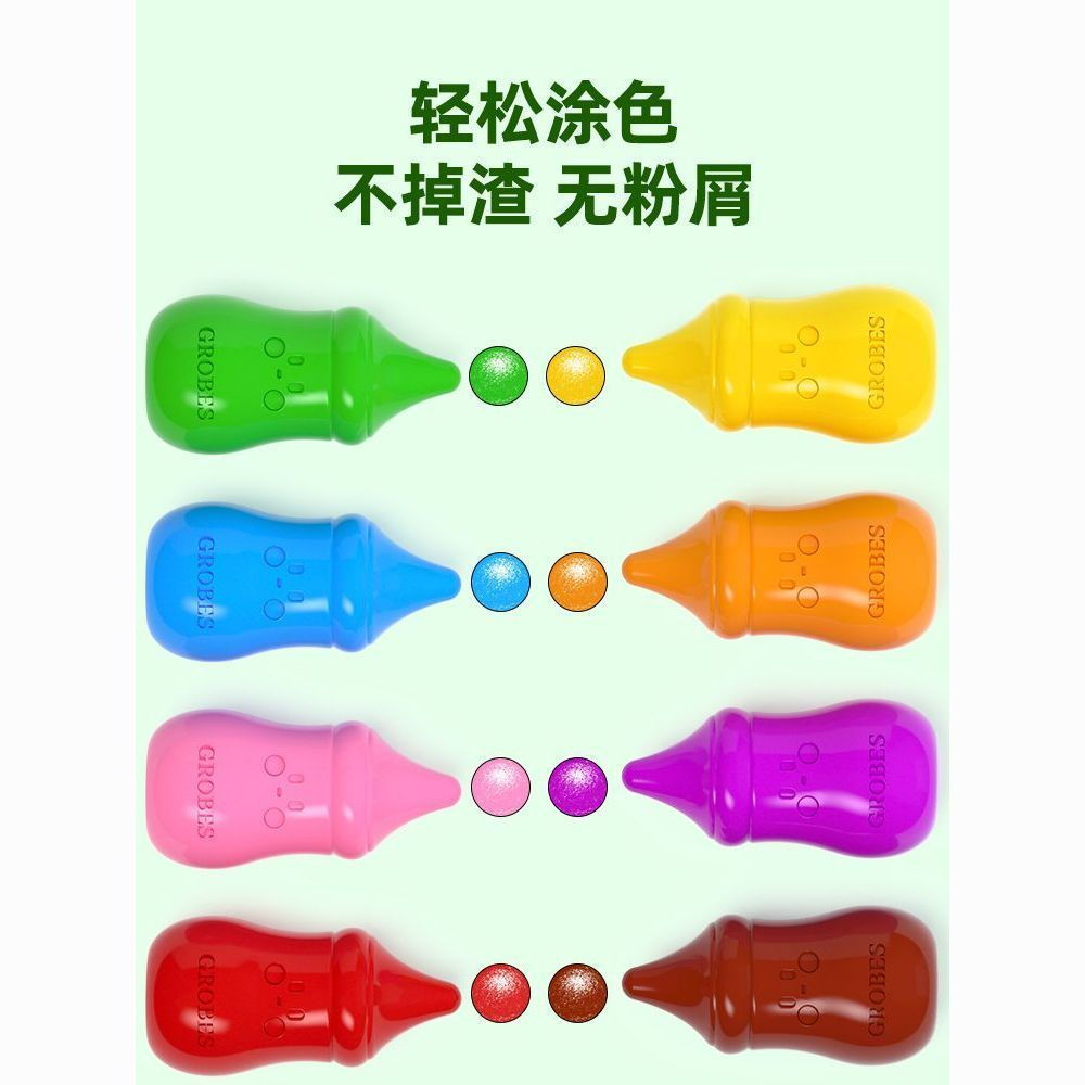Dirty Washable Handy Crayon Not 3yy ภาพวาดสีน้ํามันปลอดสารพิษโรงเรียนอนุบาล Sticky ขายร้อนแปรงเด็ก S