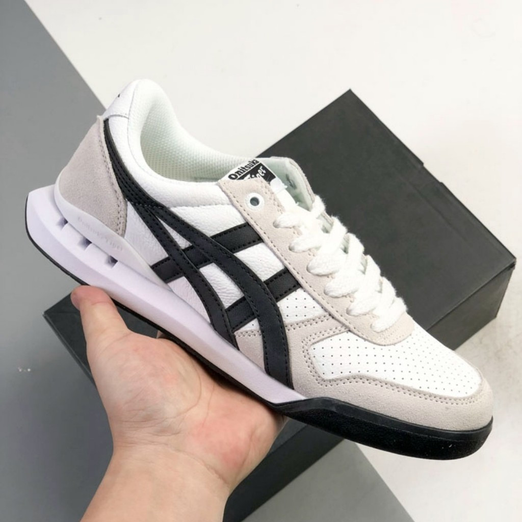 Onitsuka Tiger Ultimate 81 EX Outdoor สบาย Low-Top Casual City Commuting รองเท้าลําลอง SVMG