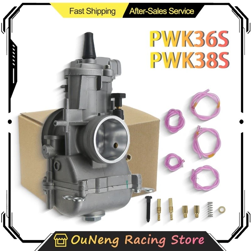 HZY สําหรับ Keihin PWK 36S 38S AG Air Striker 125-300CC สําหรับ Kawasaki สําหรับ KTM ATV Quad สกู๊ตเ