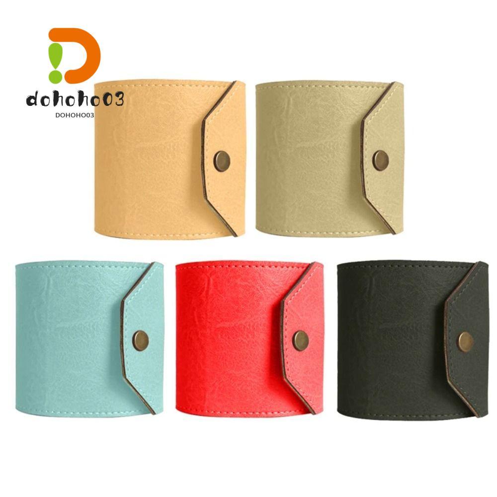 DOHOHPH Wrap Wallet, Money Holder Money Wallet Organizer Cash Bag, Fast Cash Access Leather Pocket W