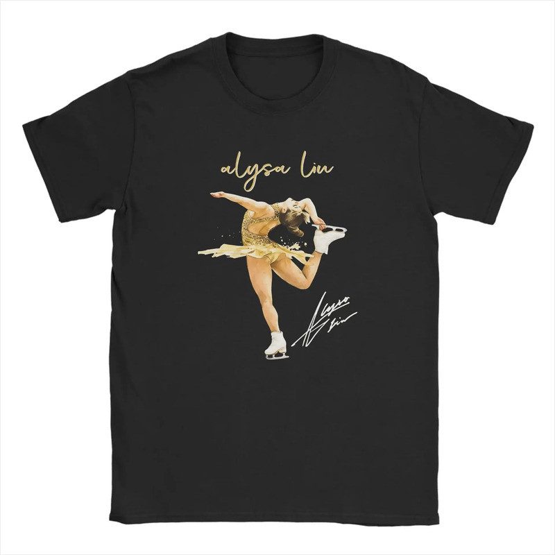 เสื้อยืดสเก็ตรูปน้ําแข็งฤดูร้อน Alysa Liu