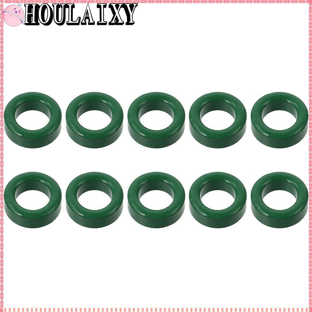 HULLAIXY Toroid Ferrite Core, Power Transformer Ferrite Chokes Ring, Restraining Interfal Green Meta