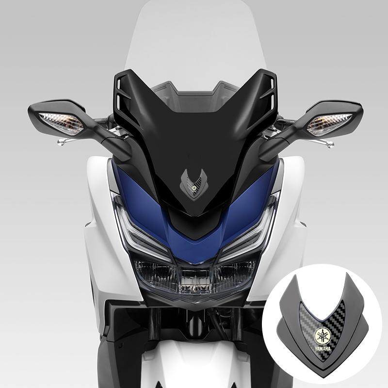รถจักรยานยนต์โลหะสัญลักษณ์สังกะสีวัสดุ 3D สติกเกอร์ตกแต่งสําหรับ Yamaha NMAX 155 Yamaha Aerox 155 NV