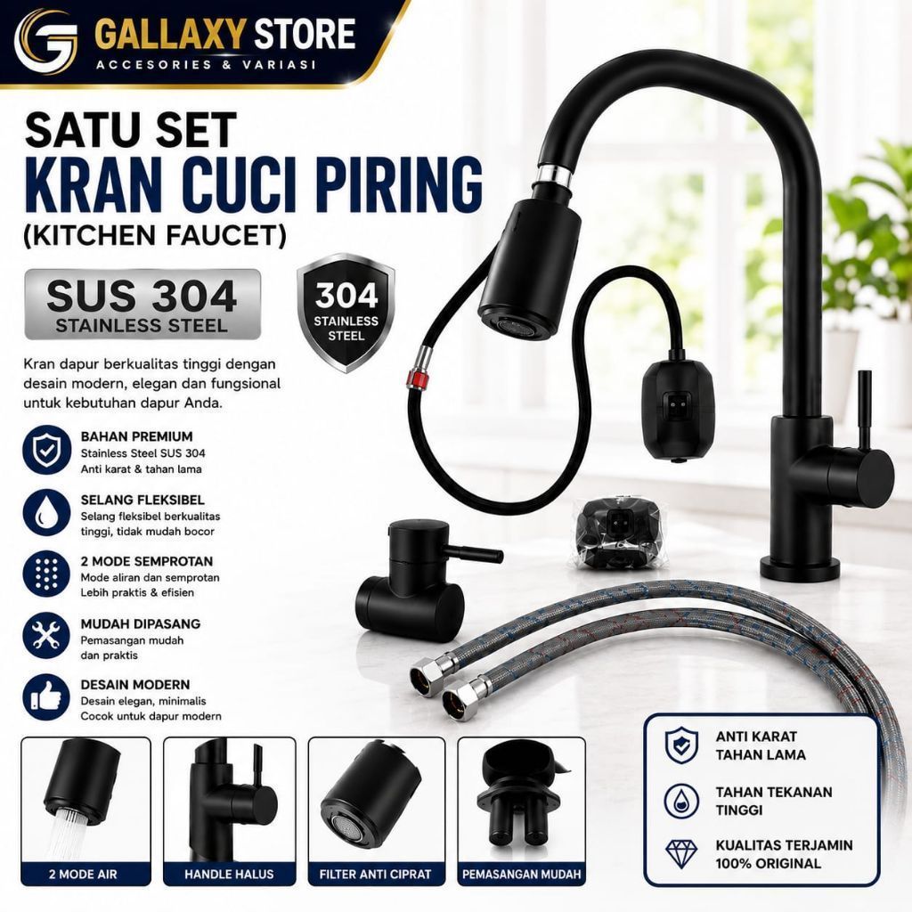 หนึ่งชุดของ DISHWASH FAUCET / KITCHEN FAUX PULL MODEL / PULL-OUT / KITCHEN FAUCET