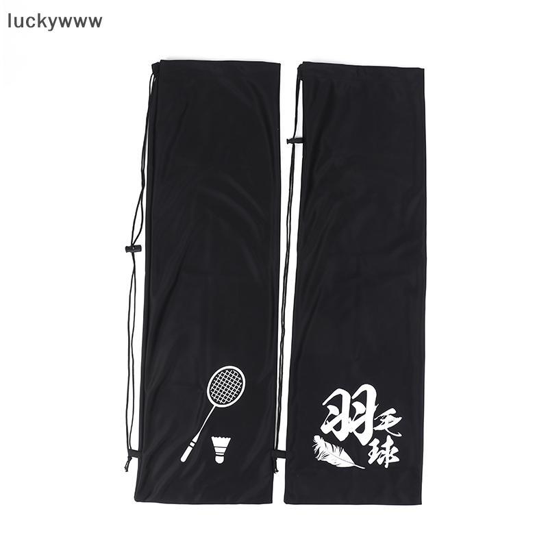 Luckywww Badminton Raet Cover Bag Soft Storage Bag Drawstring Poet Portable Badminton Raet Cover Pro