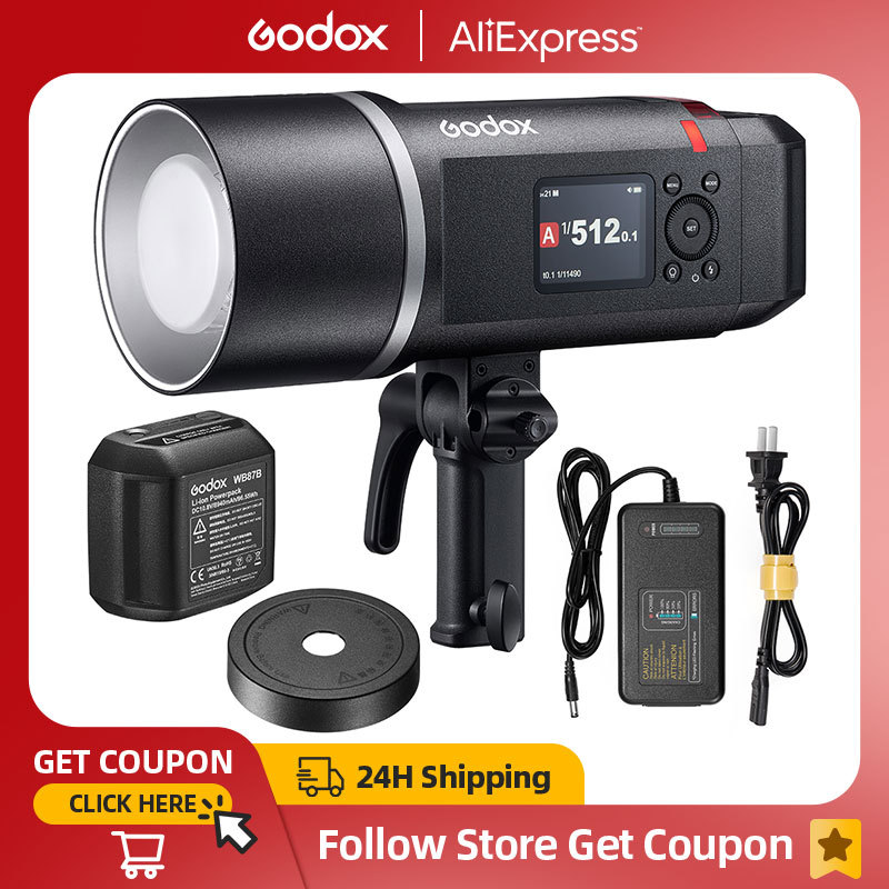 Update Godox AD600BMII AD600BM II รุ่นที่สอง 600W กล้องแฟลช การจัดการแสง 16 สีแฟลชกลางแจ้ง Ultimate 