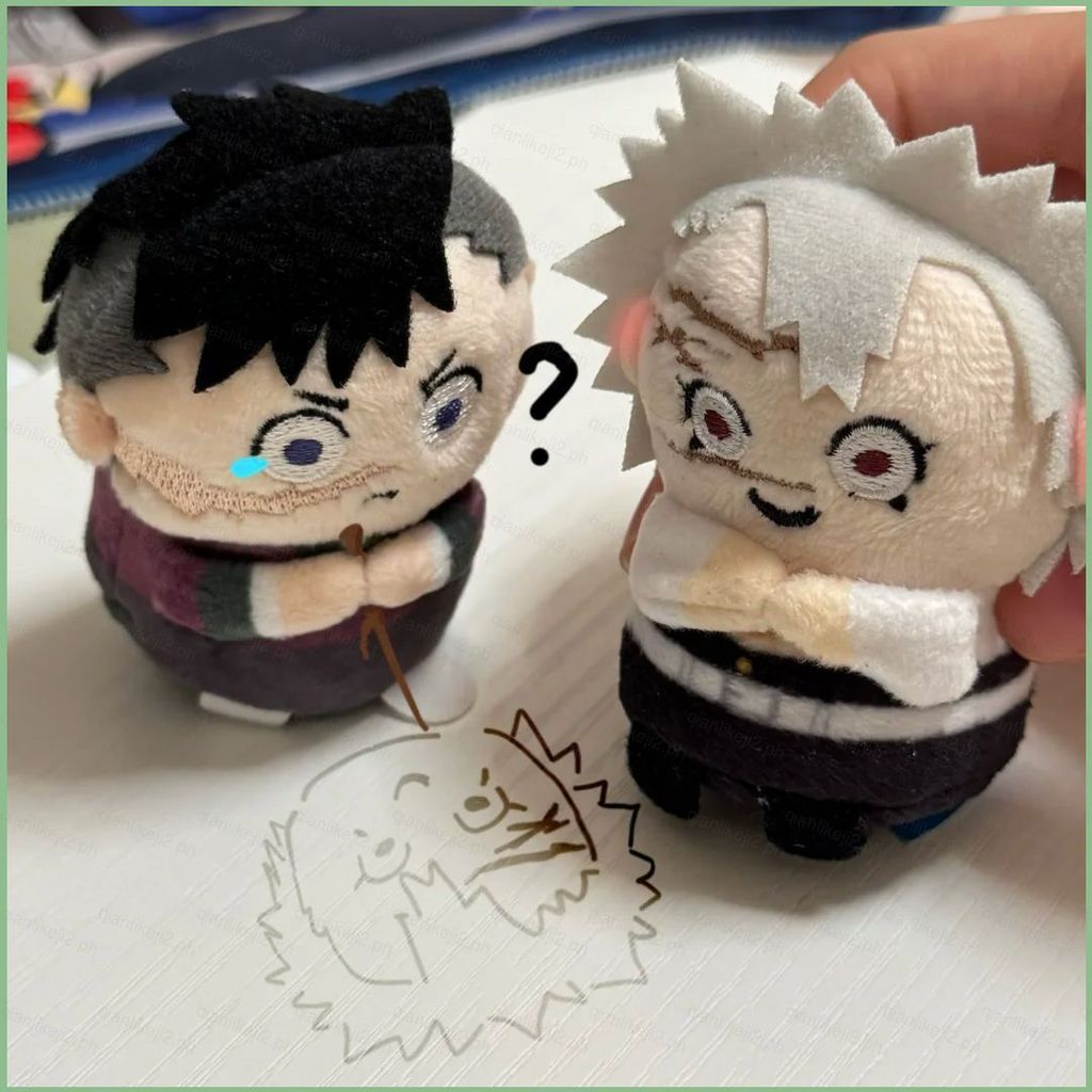 QL2 Demon Slayer Sanemi Genya Shinazugawa Plushie Mini Mini Friends ตัวละครอะนิเมะตุ๊กตาตุ๊กตากระเป๋