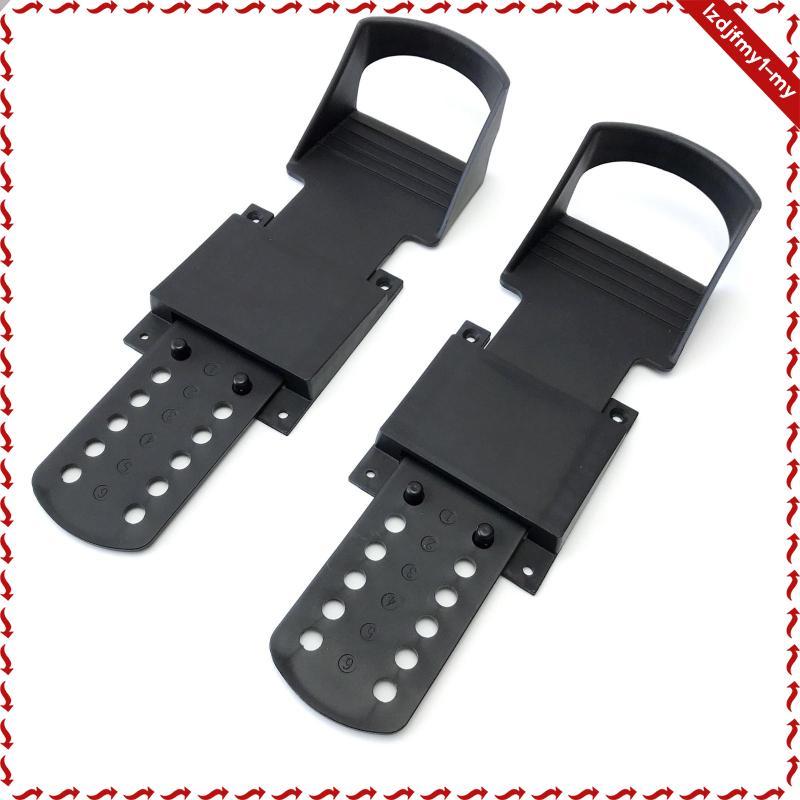 Leipupa Rowing Machine Footplate พร้อม Heel Cup Perforated Rower Foot Pedal ทนทาน