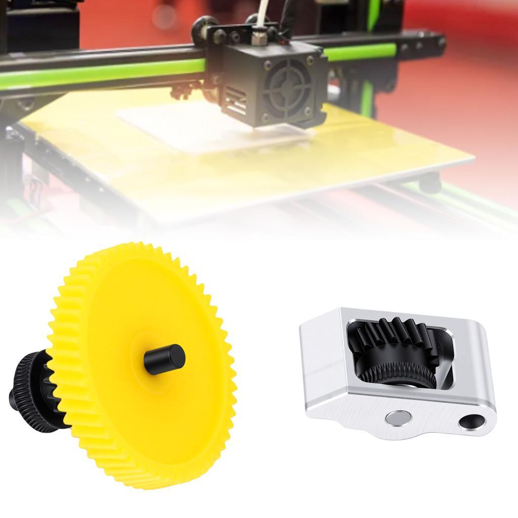 DLC นาโนเคลือบเหล็กแข็ง Extruder ชุดเกียร์สำหรับ Bambu Lab P2S 3D เครื่องพิมพ์แบบบูรณาการการออกแบบเพ