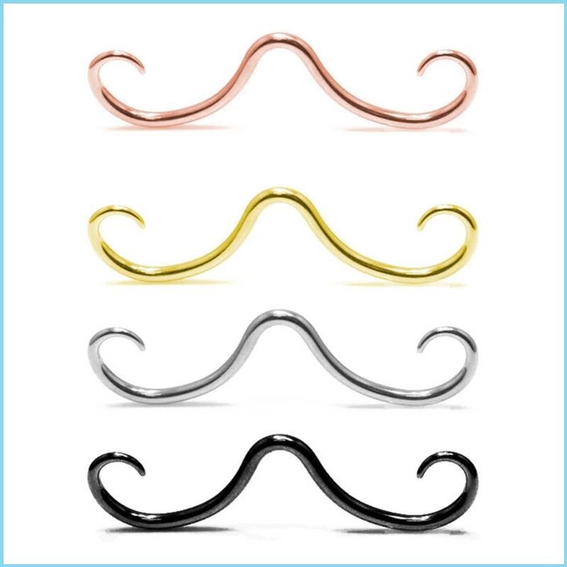 EZR Septum Piercing Moustache แหวนจมูก Septum Piercing Hanger เครื่องประดับร่างกายแฟชั่น