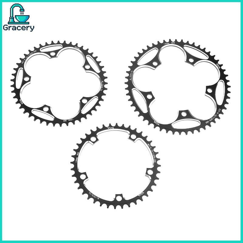 Graceryif.th 130 BCD จักรยาน Chainring N Wide Stars 38-60T AL7075 Sproet สําหรับจักรยานเสือหมอบบวกแล