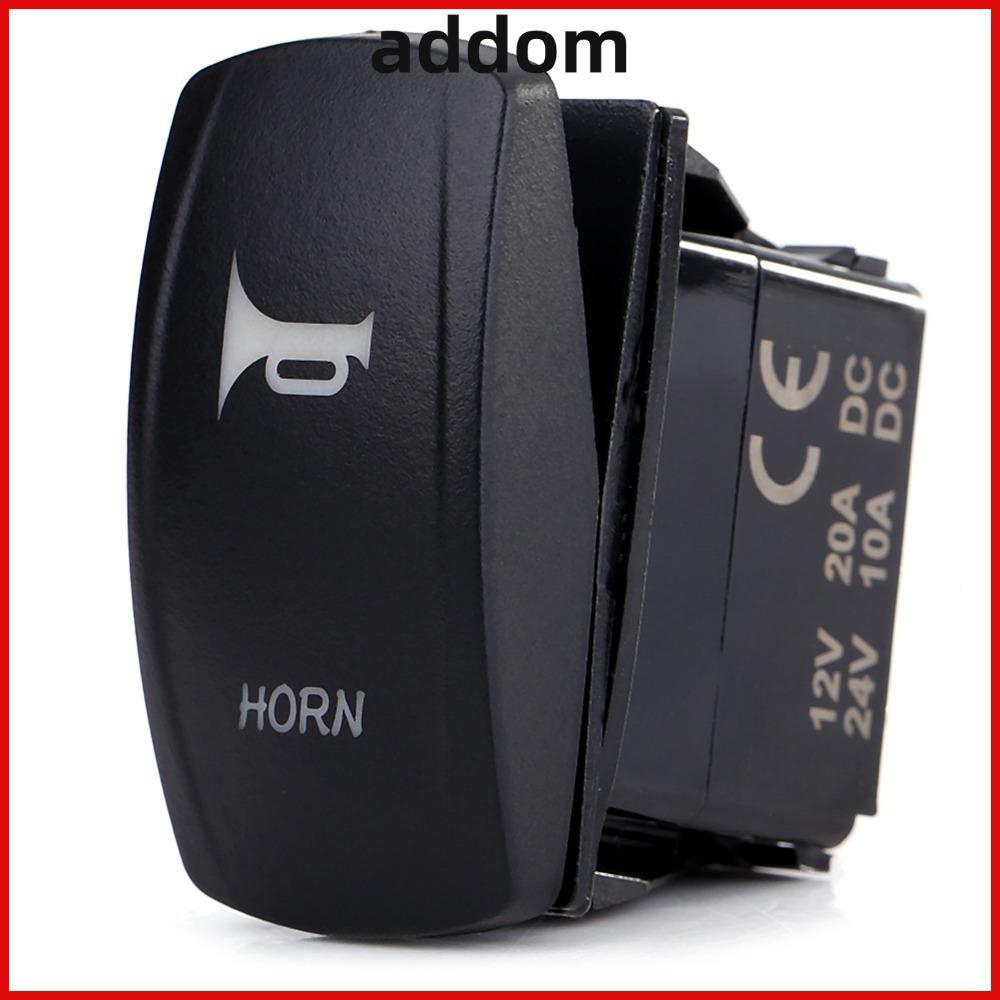 ADDOM บน Rocker Switch, On Function 12 V-24 V Rocker Toggle Switch, universal การออกแบบกันน้ํา 3 Pin