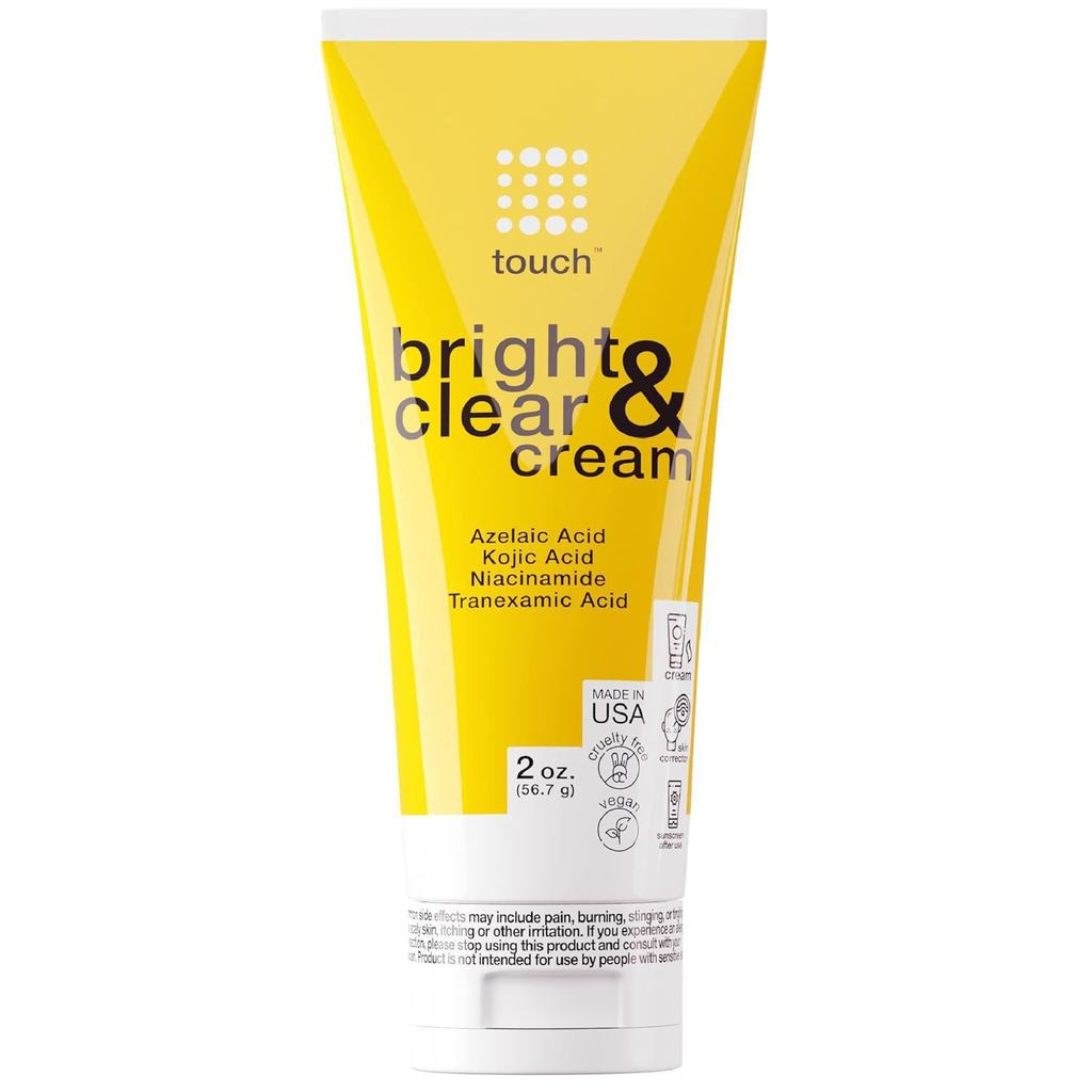 TOUCH Brightening Cream มี Niacinamide, Koji Acid, Hyaluronic Acid และ Nondilic Acid-Brightening Fac