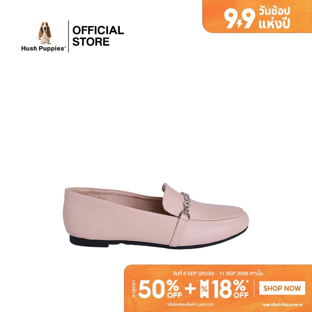 Hush Puppies รองเท้าผู้หญิง รุ่น HP 8WCFPP065C - สีเบจ (รองเท้าลำลองหนังสังเคราะห์ แบบสวม)
