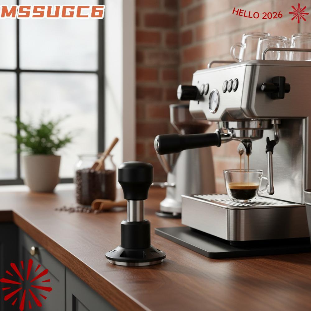 IMSSUG Espresso Tamper, 58.5 มม.เกลียวด้านล่างกาแฟ Tamper, กลไกการกระแทกที่ถูกต้อง Consistent Force 