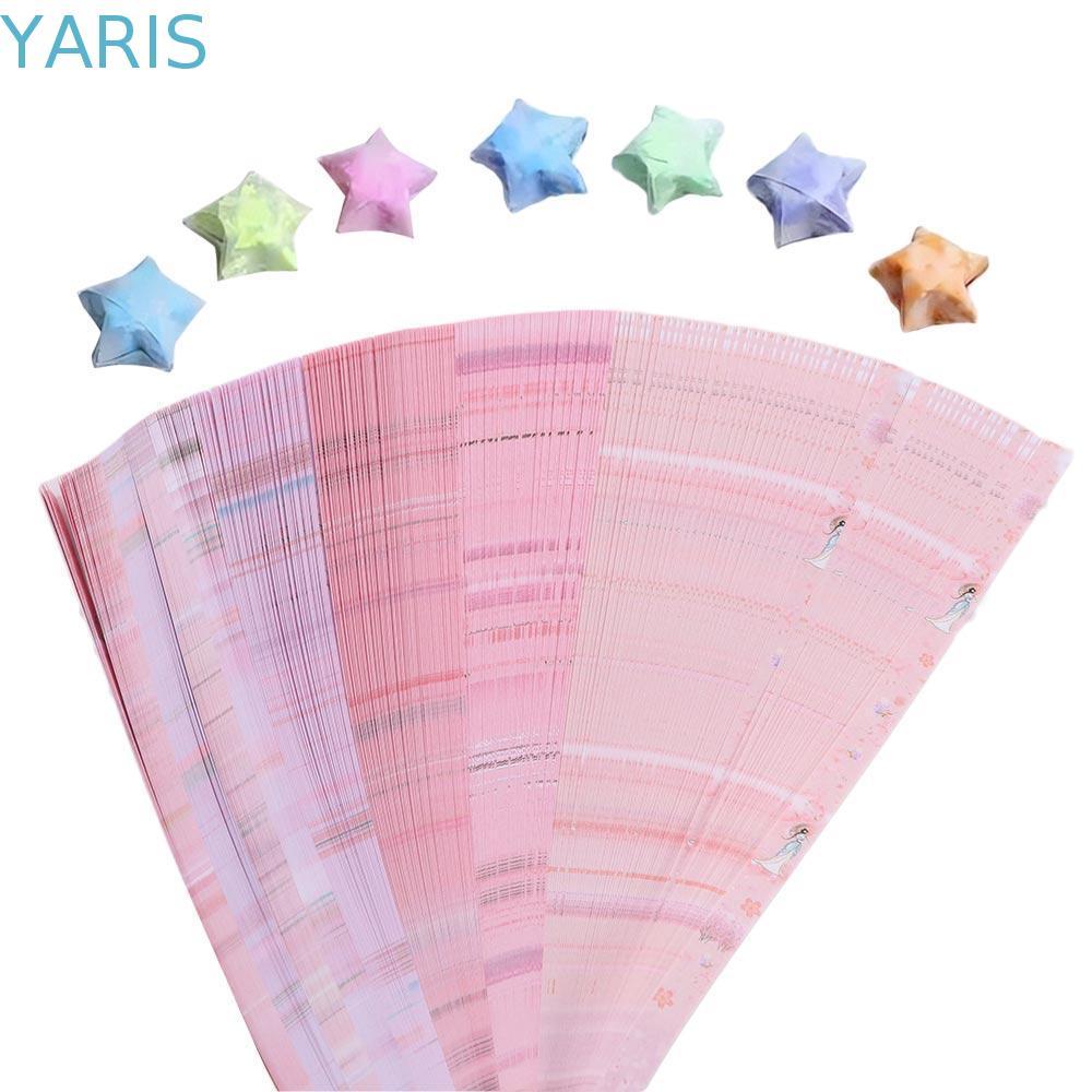 YARIS Origami ดาวกระดาษแถบพับกระดาษ Diy Origami แถบ Origami Star ตกแต่งกระดาษตกแต่งศิลปะหัตถกรรมของข