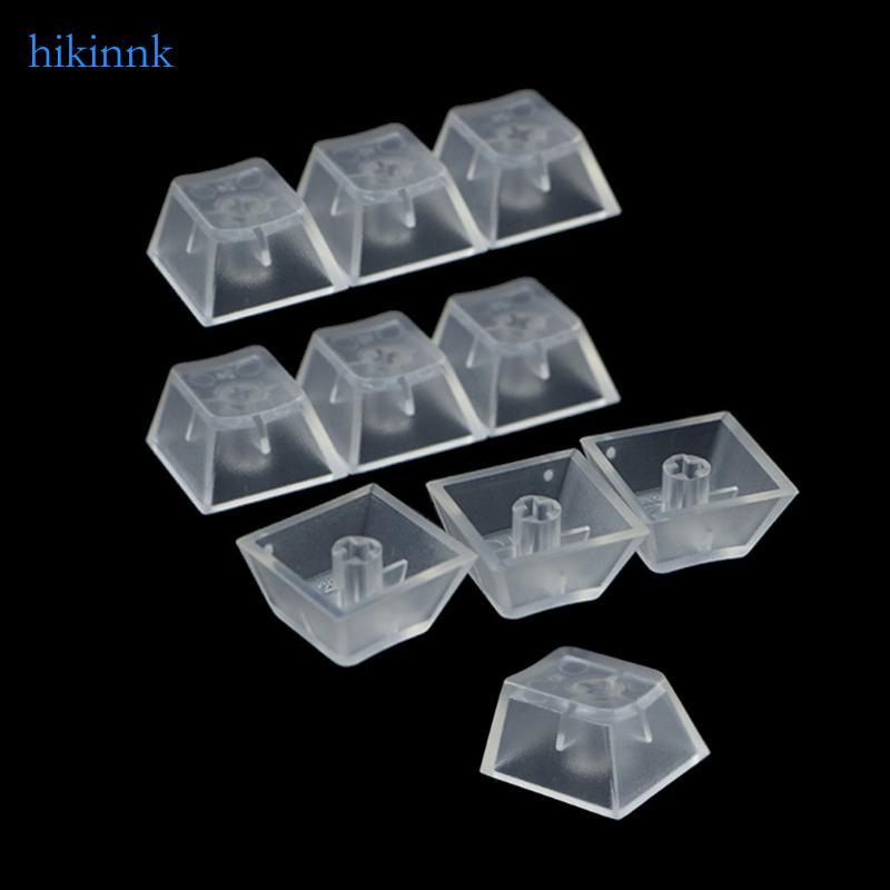 HIKI 10 ชิ้น ABS Keycaps ชุดหนา ABS Keycaps สําหรับคีย์บอร์ดแบบกลไกเท่านั้น Keycaps