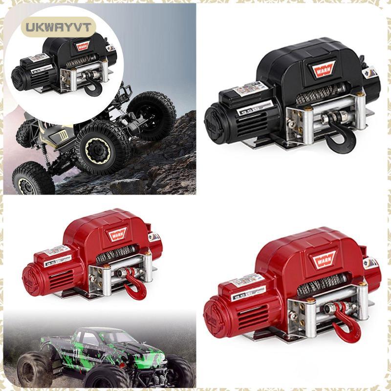 [ukwryvt] รถรุ่น Winch RC รถ Winch โลหะ Winch อุปกรณ์เสริม 1 10 Scale รุ่นรถ Crawler Controller RC W