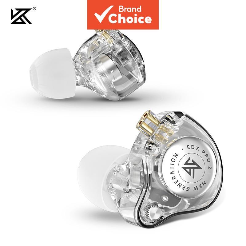 หูฟังอินเอียร์ KZ EDX PRO 2 สําหรับฟังเพลงและเล่นเกม เบสแน่น สายถอดได้ ดีไซน์แบบ 2 พิน