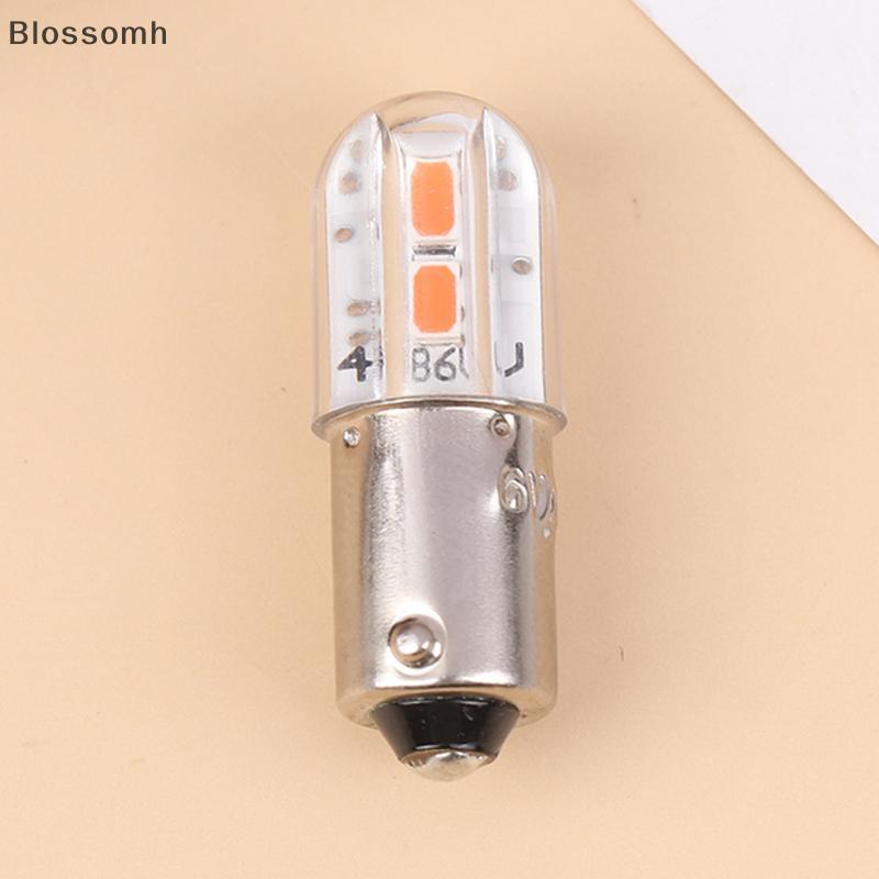 [Blossomh] BA9S หลอดไฟ LED 6V อัพเกรดหลอดไฟ 4LED เปลี่ยนโคมไฟสําหรับไฟฉายไฟหน้ามอเตอร์จักรยานเครื่อง