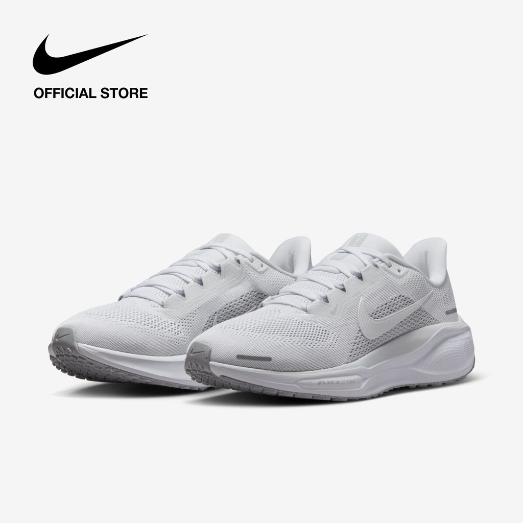 Nike Air Zoom Pegasus 41 Road พื้นยางรองเท้าวิ่งทนทาน - สีขาว