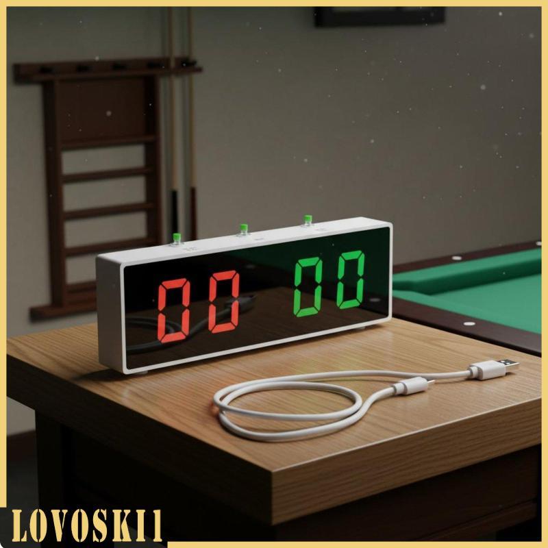 [Lovoski1] บิลเลียด Score Counter LED Illuminated Digital Board อุปกรณ์เสริมการแข่งขันสระว่ายน้ําแบบ