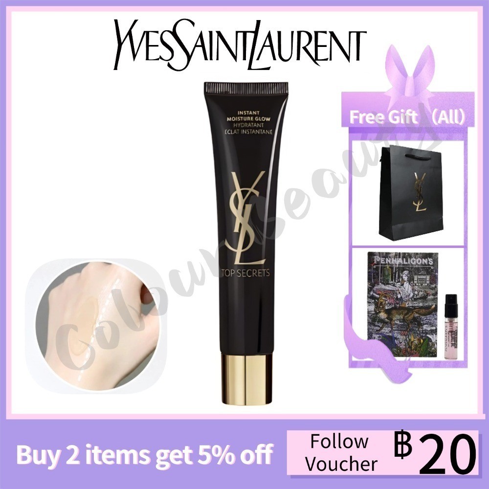 【ส่งฟรีแท้】Y.S.L ไพรเมอร์ Black Edition 40ml ให้ความชุ่มชื้น ปกปิดรูขุมขน ควบคุมความมัน
