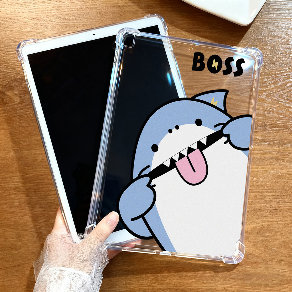 เคสอะคริลิกใส For Samsung Galaxy Tab A9 AS6 S10 S12 SS8 S9 A8 P620 FE P610 P613 P615 P619 Plus Lite 