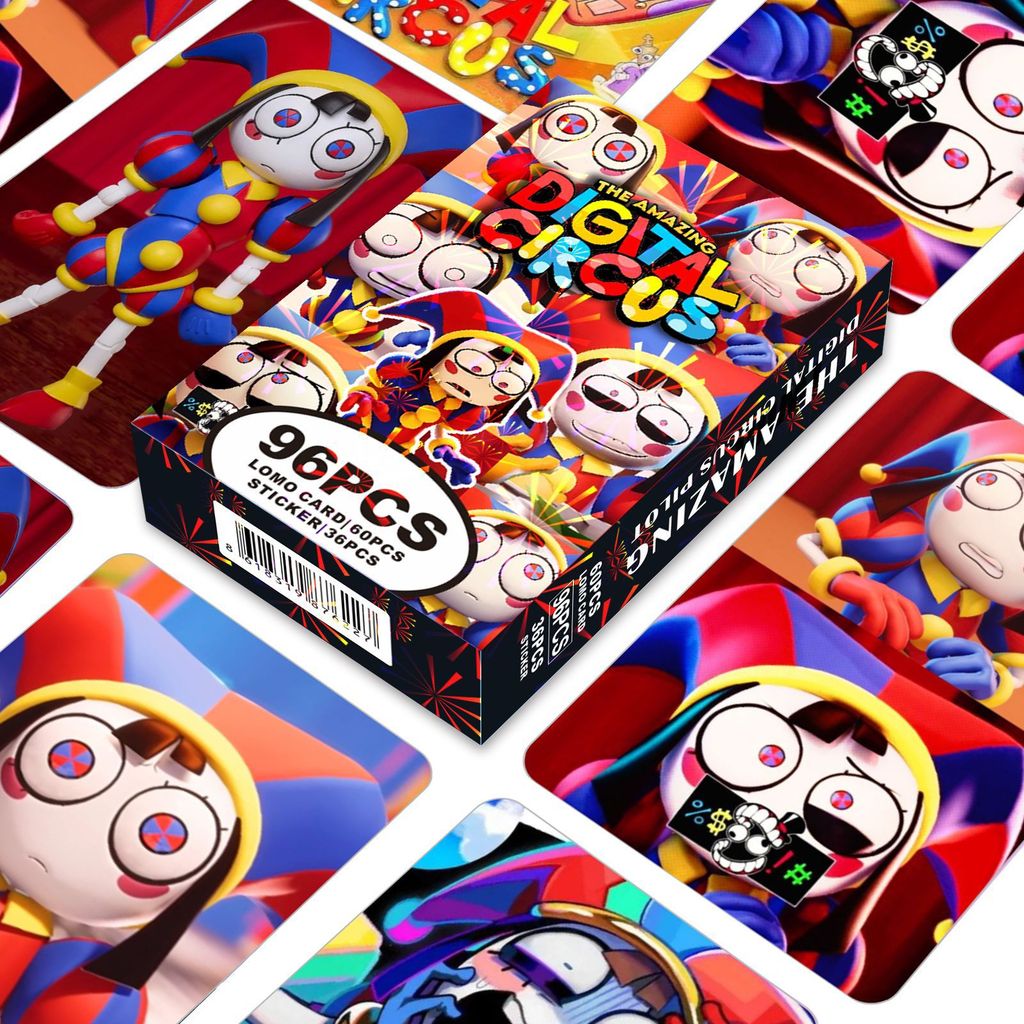 ชุดสติ๊กเกอร์การ์ด LOMO Circus Digital Circus ยอดนิยม