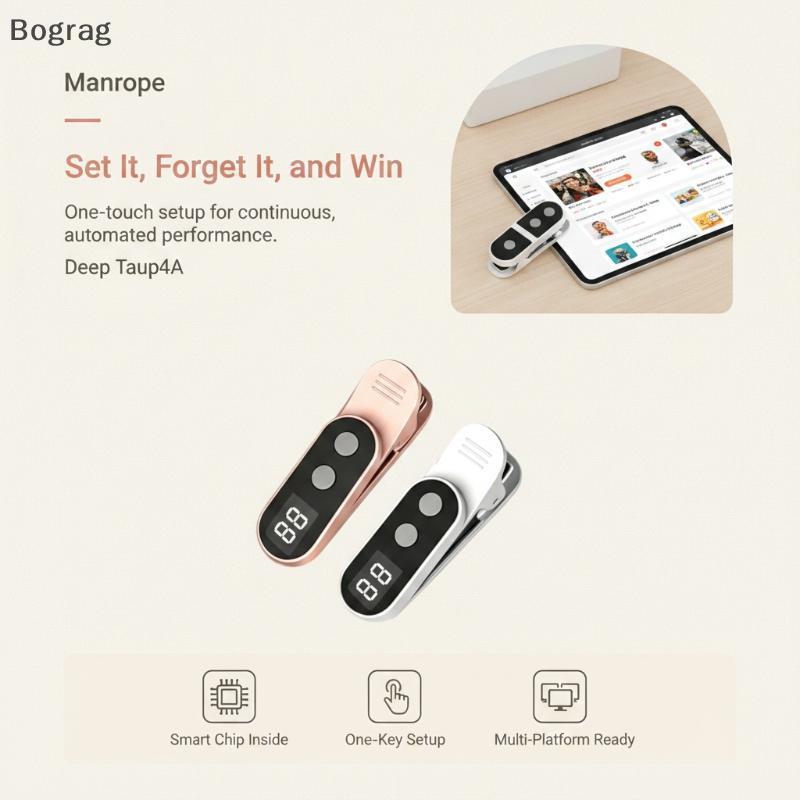 [Bogr] หน้าจอ Auto Clier Universal Fit จําลองนิ้วมือ Clier สําหรับโทรศัพท์สมาร์ททั้งหมด Live Stream 