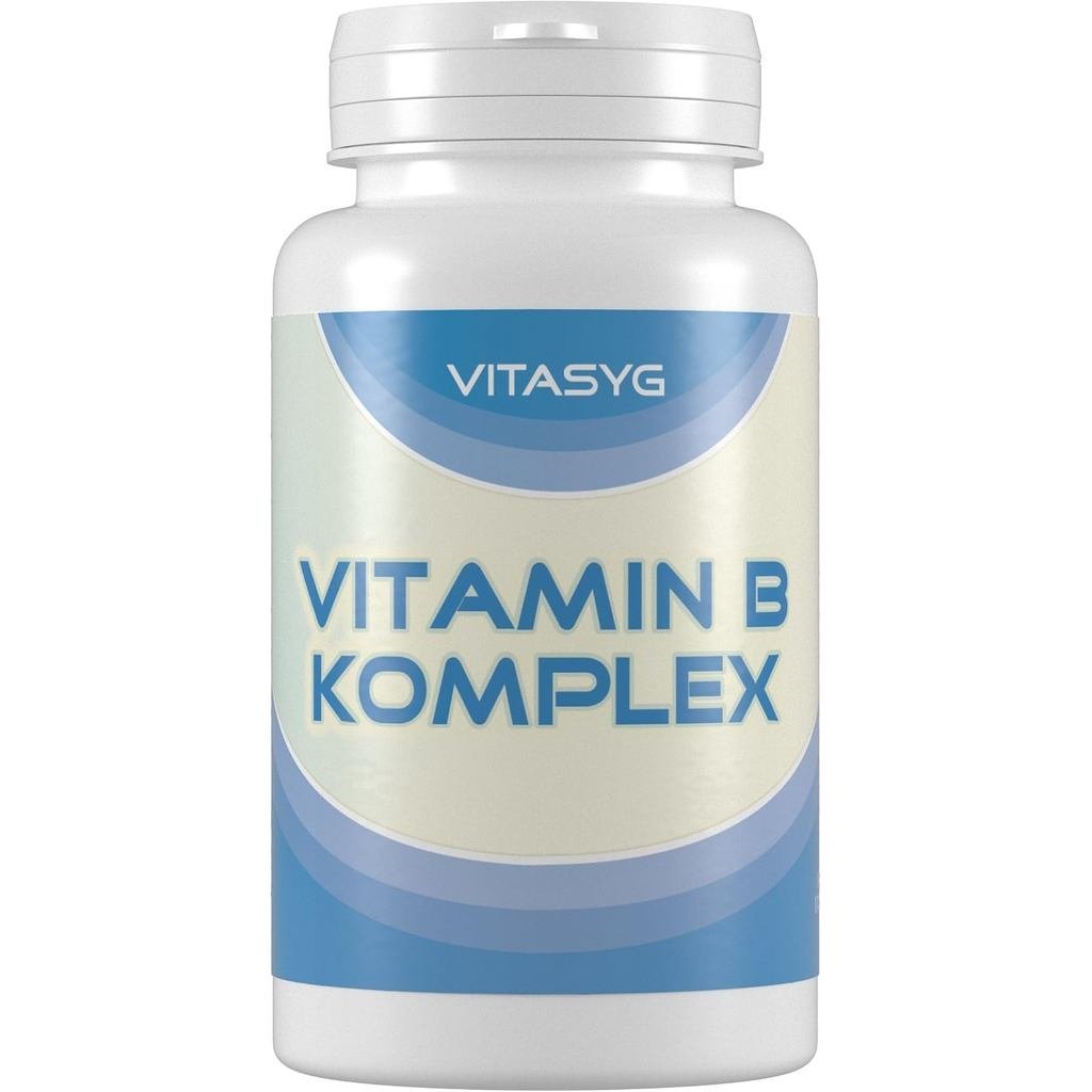 เม็ดวิตามินบีคอมเพล็กซ์สูง-365 เม็ด-บรรจุ B-Vitamin B1 ทั้งหมด 8 ชนิด, B2, B3, B5, B6, B12, Folic Ac