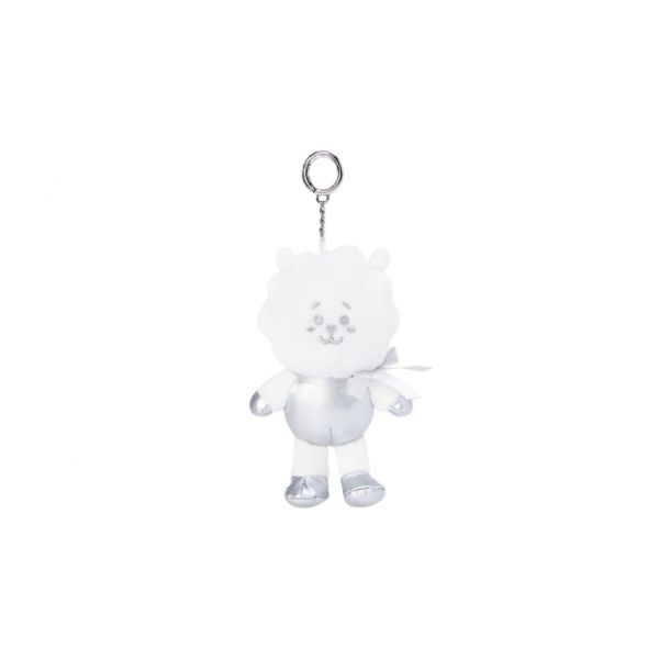 BT21 RJ Silver Edition พวงกุญแจตุ๊กตา ของแท้ 100% LINE FRIENDS Korea พวงกุญแจ BT21 เกาหลีแท้ ของขวัญ