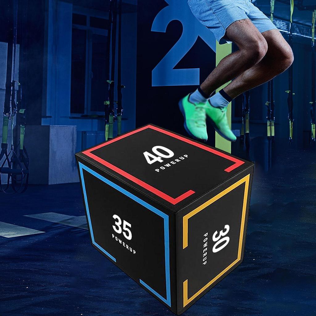 [arutoxalc] การออกกําลังกาย Step Up Box Anti Slip Plyo Cotton Jumping Agility อุปกรณ์ออกกําลังกายที่