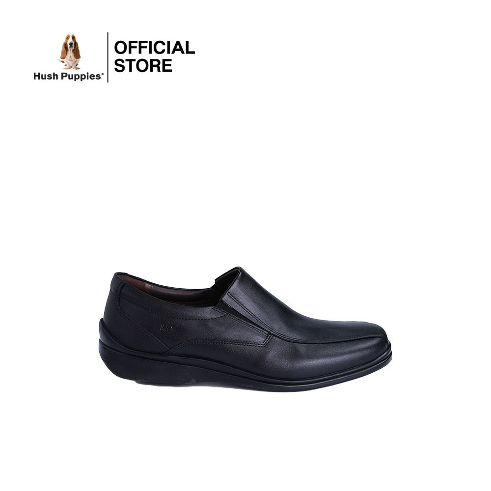 Hush Puppies รองเท้าผู้ชาย รุ่น HP 8HDFB2915A - สีดำ (รองเท้าทางการหนังแท้ แบบสวม)
