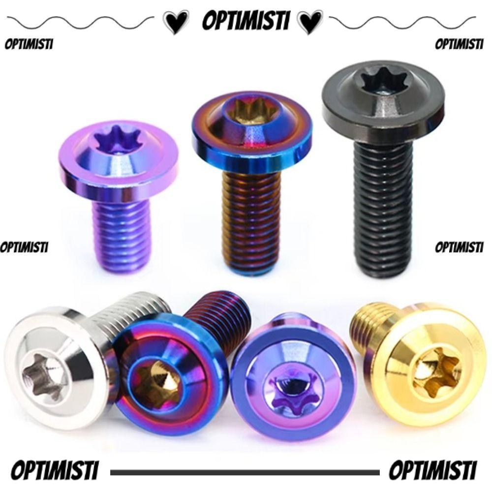 OPTIMISTI สกรูหัว Torx, M6x20 พร้อมสลักเกลียวไทเทเนียม Torx Head, M6x10 M6x15 สกรูไทเทเนียม