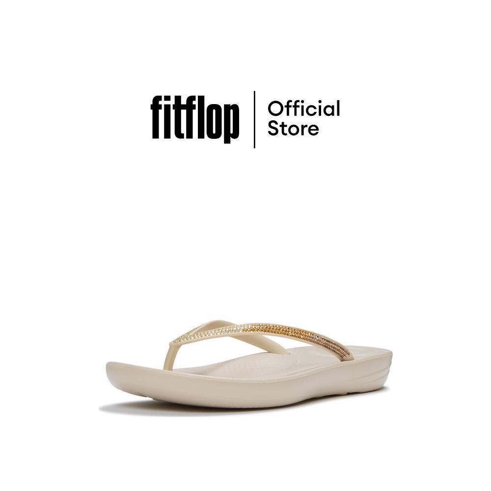 FITFLOP IQUSHION OMBRE SPARKLE รองเท้าแตะผู้หญิง รุ่น DG5-E40 สี BEIGE