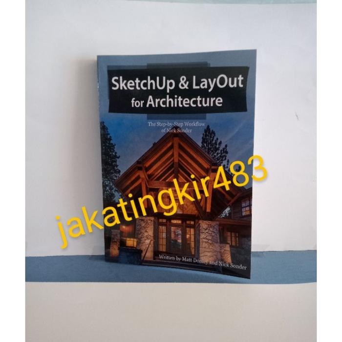 หนังสือทางกายภาพ SketchUp & LayOut BOOK สําหรับสถาปัตยกรรม