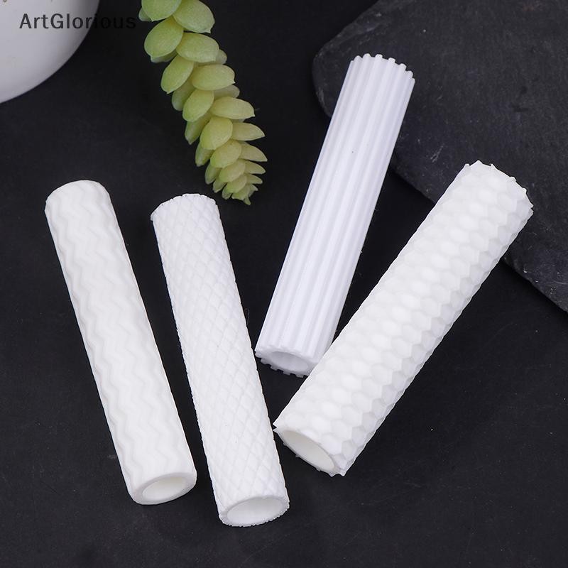 Art Soft เครื่องปั้นดินเผาต่างหู Polymer Clay Cutter Roller Texture Polymer Clay Seamless Polymer Cl
