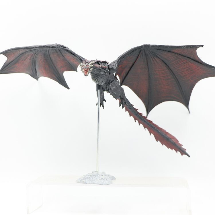 Game of Thrones McFarlane Black Dragon 22cm Movable Model Boy Birthday Gift PreumHT99 O1SX
