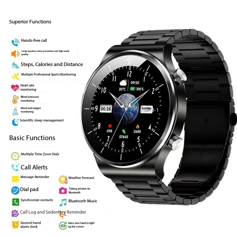 [Top Version S9 Pro] Smart Watch GT9 Can Make and Receive Calls NFC Sports Bracelet