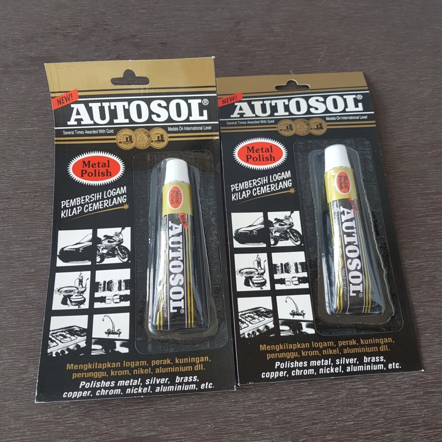 กาว Autosol 15gr กาวทําความสะอาดโลหะสนิม Autosol กาวขัดโลหะ