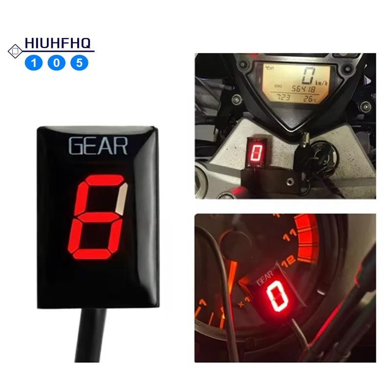 Hiuhfhq106Motorcycle LED Instrument Gear Display Gear Digital Display forSuzuki GSX1400 GSF650 GSF12
