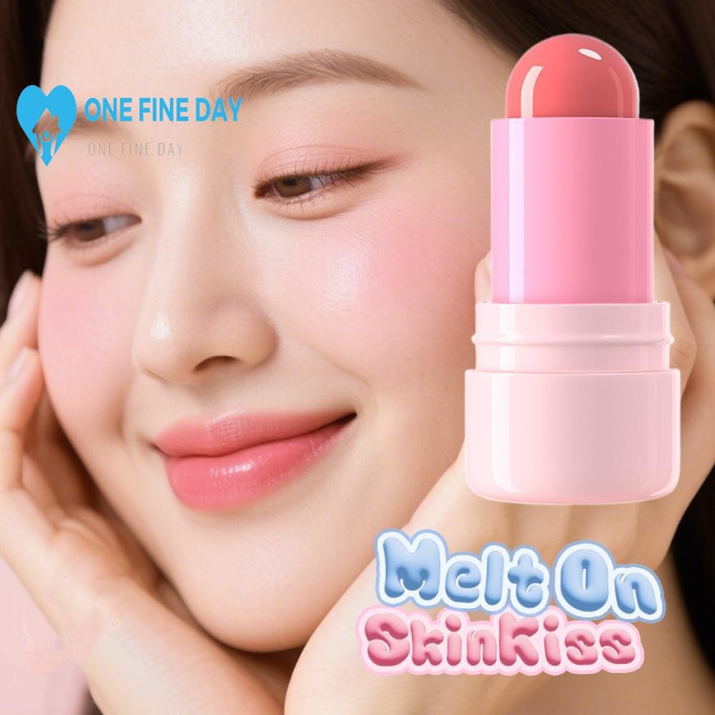 Multi-use Cream Blush Stick - Hydrating Jelly สูตรสําหรับแก้มริมฝีปาก Eyes, Smudge-proof Makeup H0v7