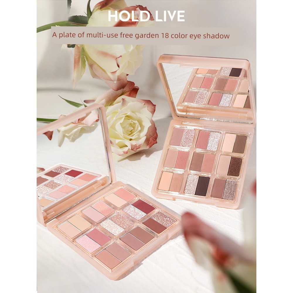 อายแชโดว์ พาเลทตา HOLD LIVE Bunny Blue Pink Jumping Eyeshadow Palette