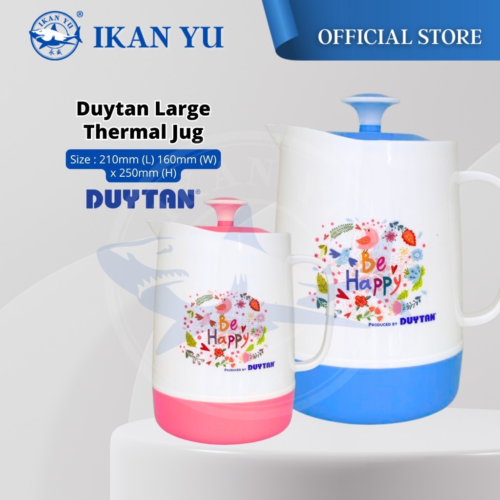 YU x Duytan Thermos เหยือกน้ําพร้อมฝาปิด [ 1.5L & 2.5L ] / Jag Termal / Jag Air Panas & Sejuk