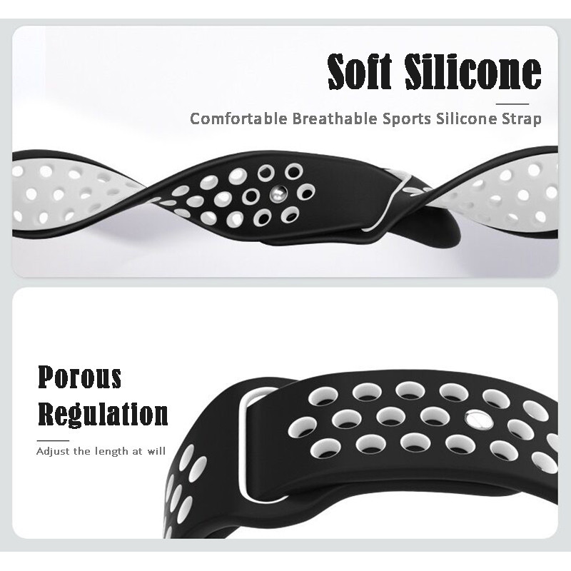 สายยางซิลิโคนสำหรับนาฬิกาสมาร์ท for Ultra / SE 3 2 Iwatch Series 11 10 9 8 7 6 5 4 3 2 49มม 41 45 40 44 38 42 46มม - รูปที่ 7