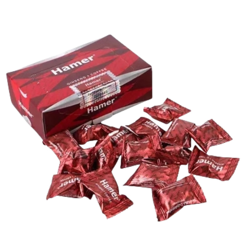 Original Malaysia Energy Candy hamer Hummer Refined Candy Golden Red Golden Nougat โสม Candy ลูกอมสีม่วงนําเข้า 610.14.42