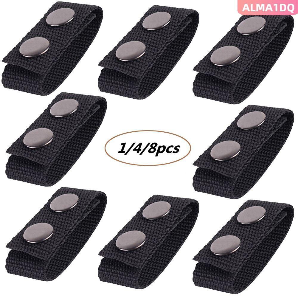 ALMA1DQ 1/4/8 ชิ้นเข็มขัด Keeper กีฬากลางแจ้งที่ทนทานสําหรับงานหนัก