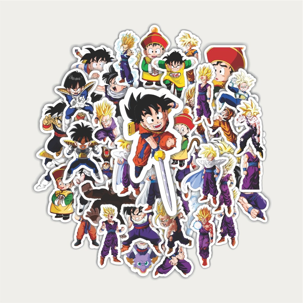 สติ๊กเกอร์แพ็คสติ๊กเกอร์ ANIME SERIES DRAGONBALL CHARACTER GOHAN KID สติ๊กเกอร์ | สติ๊กเกอร์ TUMBLR 
