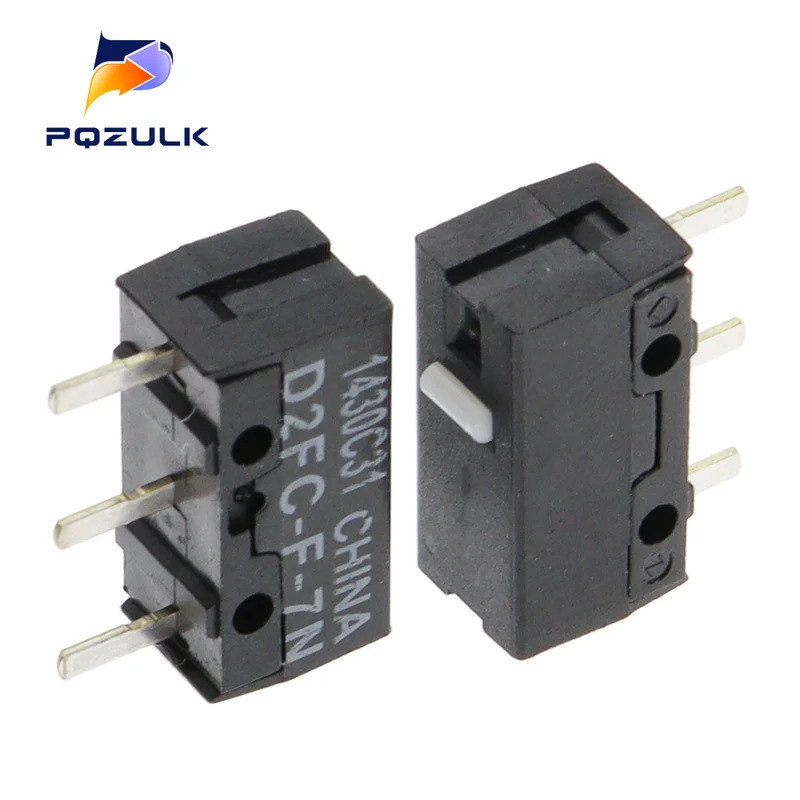 5PCS ใหม่แท้เมาส์ Micro Switch D2FC-F-7N ปุ่มเมาส์ Fretting D2FC-E-7N D2FC